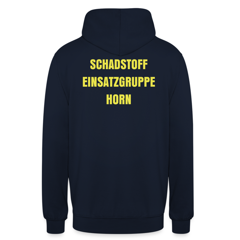 Unisex Hoodie Schadstoffgruppe Horn - Navy