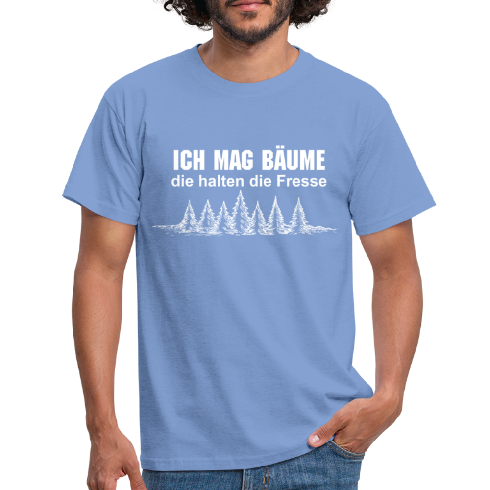 Ich mag Bäume T-Shirt - carolina blue