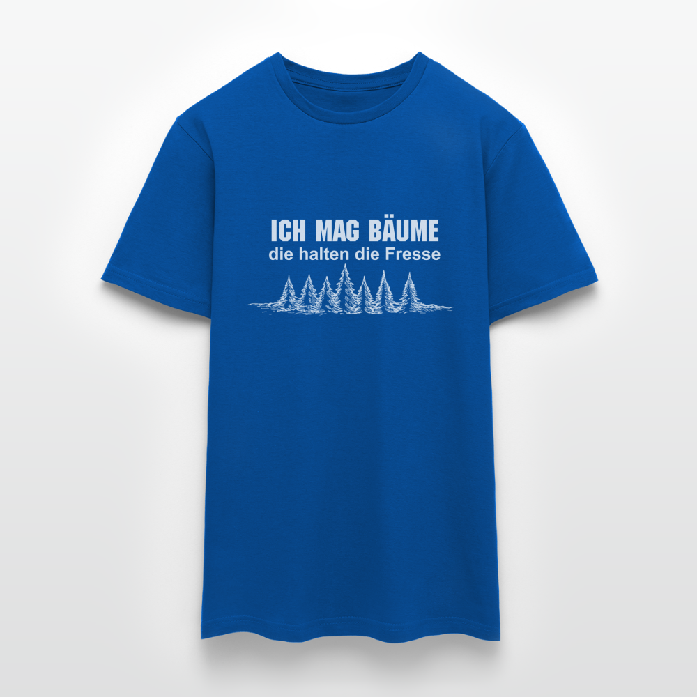 Ich mag Bäume T-Shirt - Royalblau