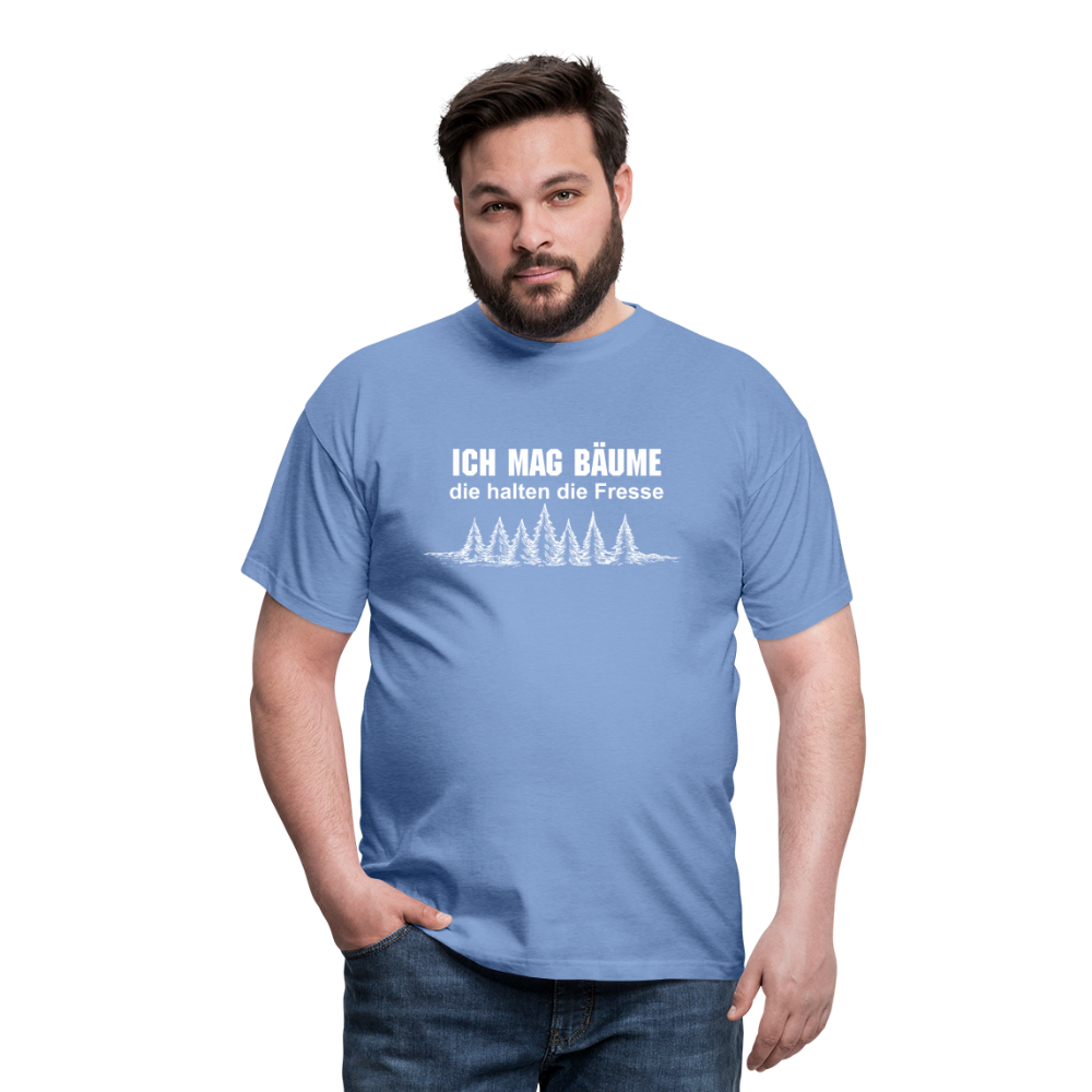 Ich mag Bäume T-Shirt - carolina blue