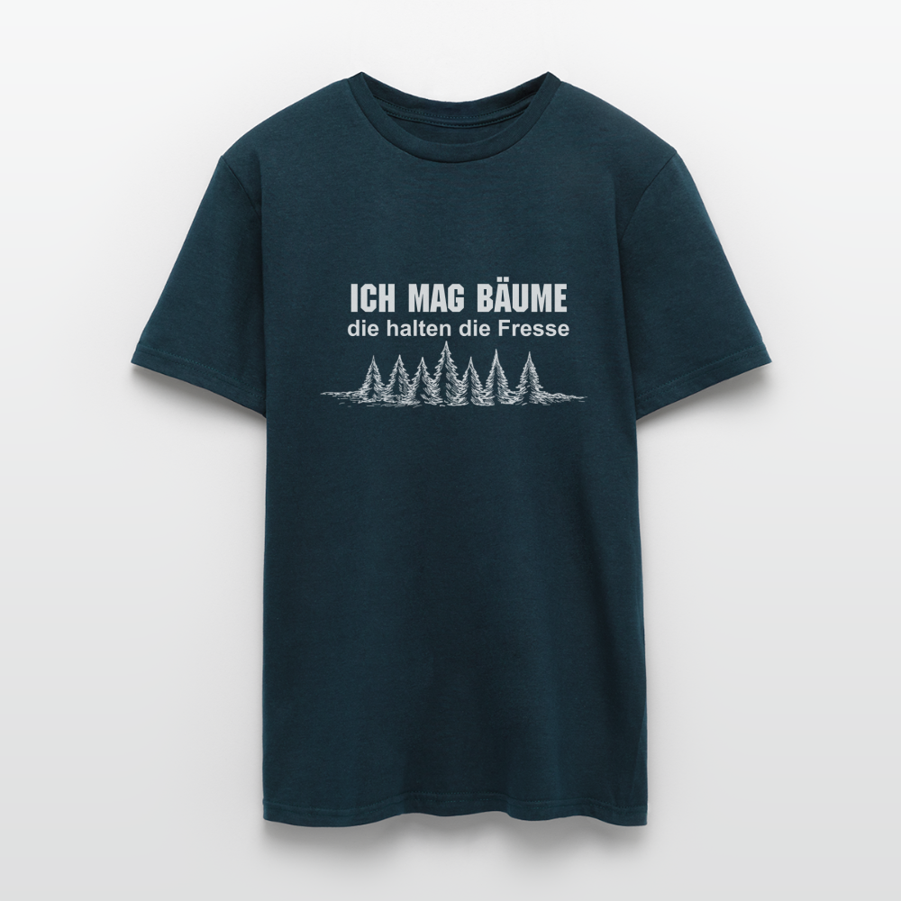 Ich mag Bäume T-Shirt - Navy