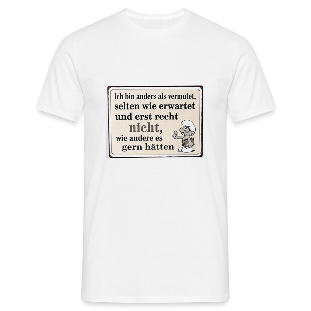 Männer T-Shirt - weiß
