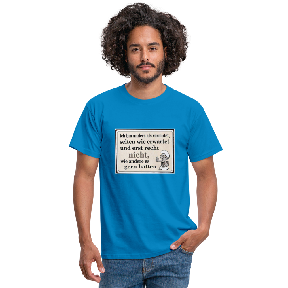 Männer T-Shirt - Royalblau