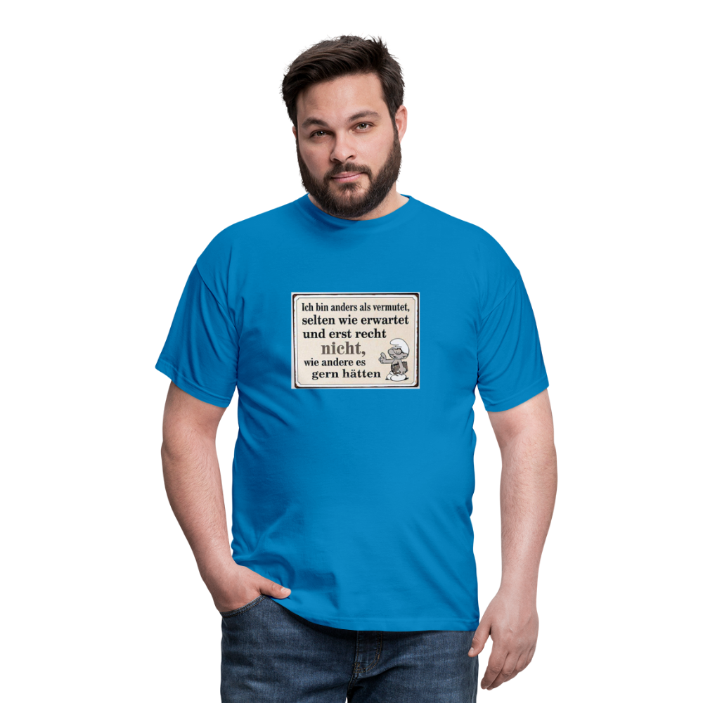 Männer T-Shirt - Royalblau