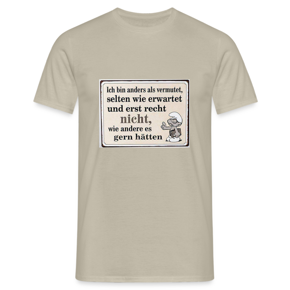 Männer T-Shirt - Sandbeige