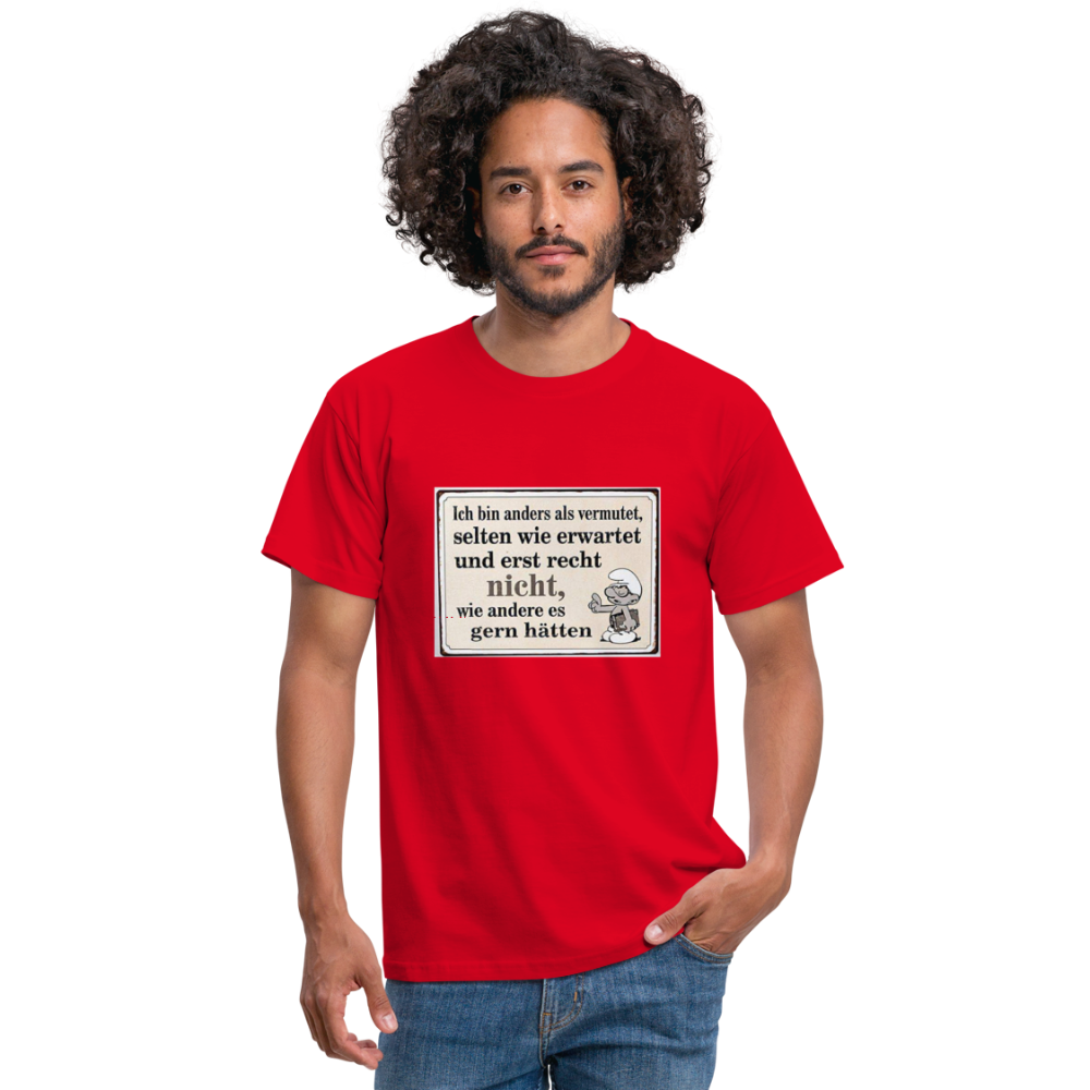 Männer T-Shirt - Rot