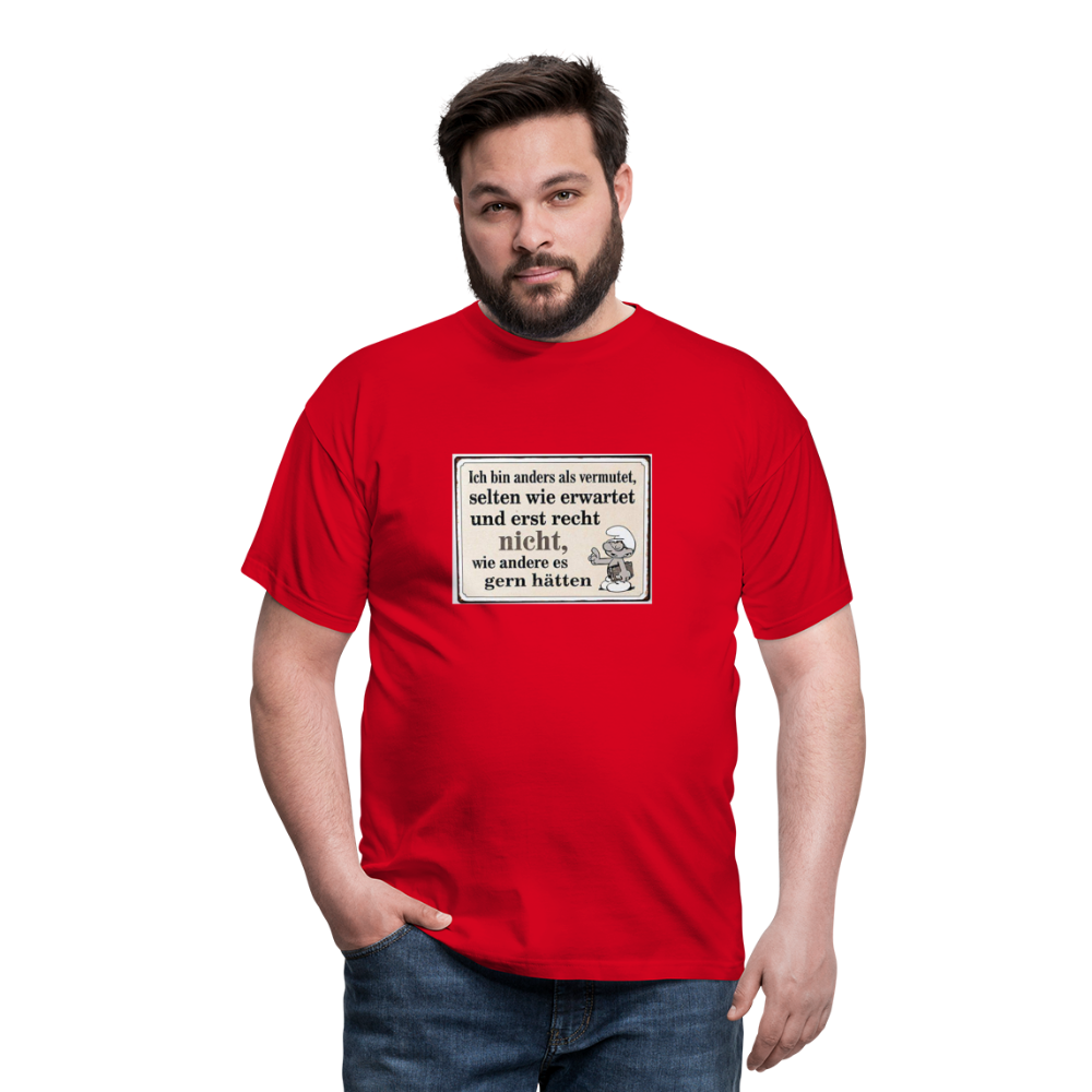 Männer T-Shirt - Rot