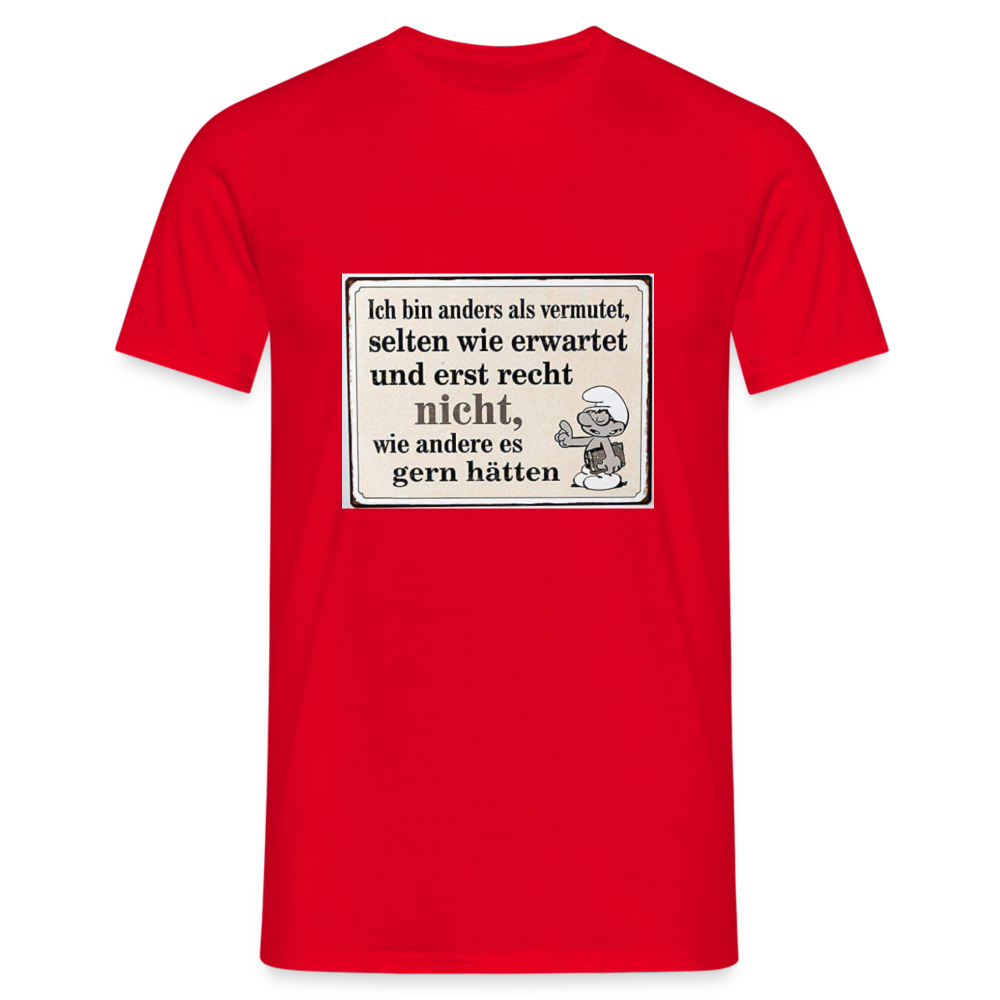 Männer T-Shirt - Rot