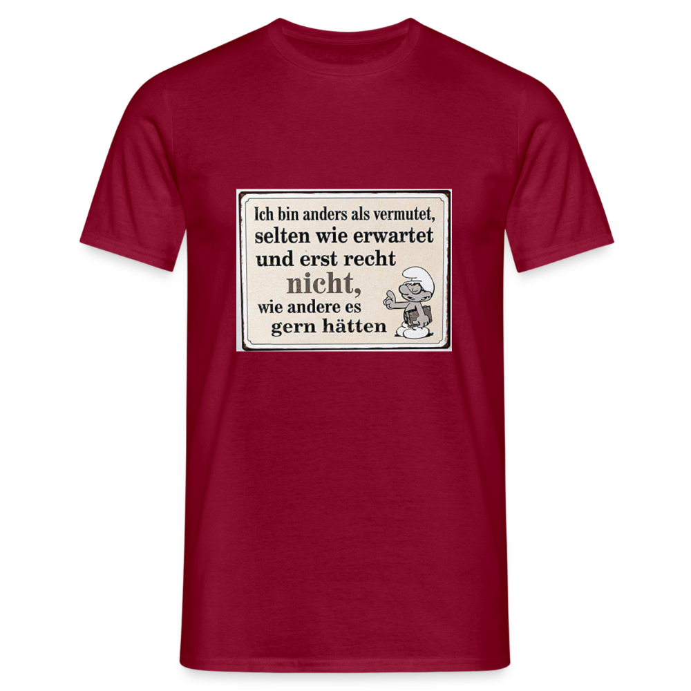 Männer T-Shirt - Ziegelrot
