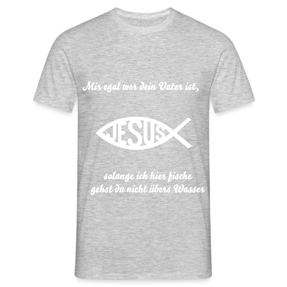 Männer T-Shirt - Grau meliert