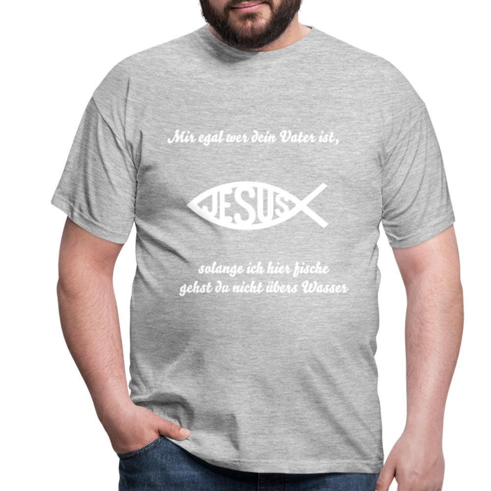 Männer T-Shirt - Grau meliert