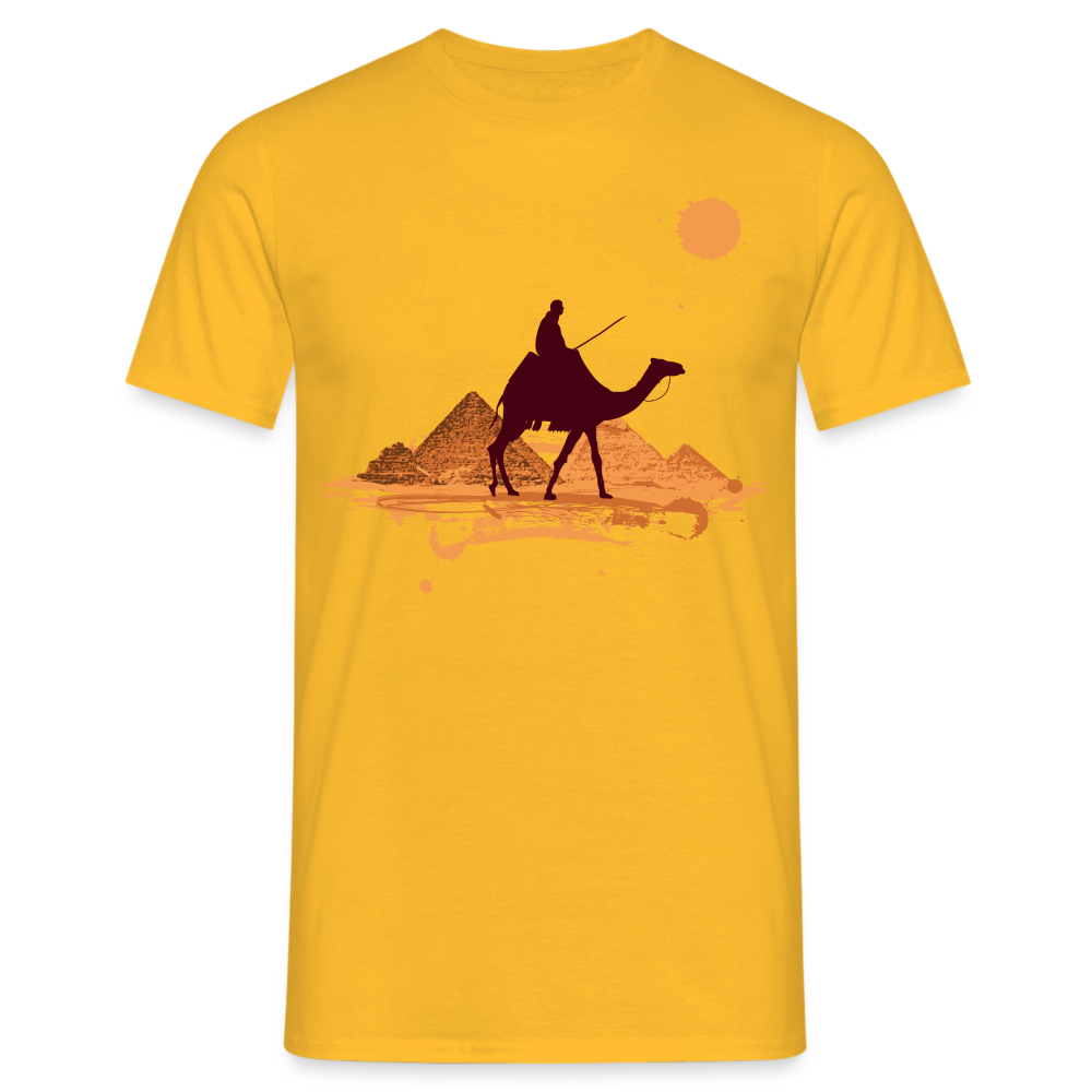 Männer T-Shirt - Gelb