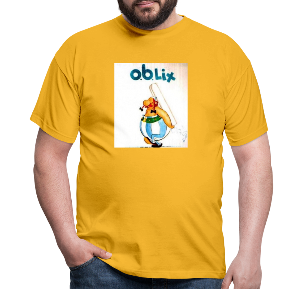 Männer T-Shirt - Gelb