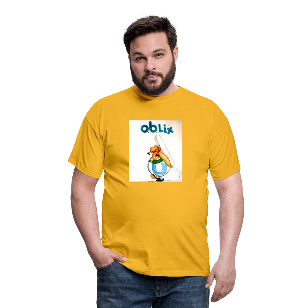 Männer T-Shirt - Gelb
