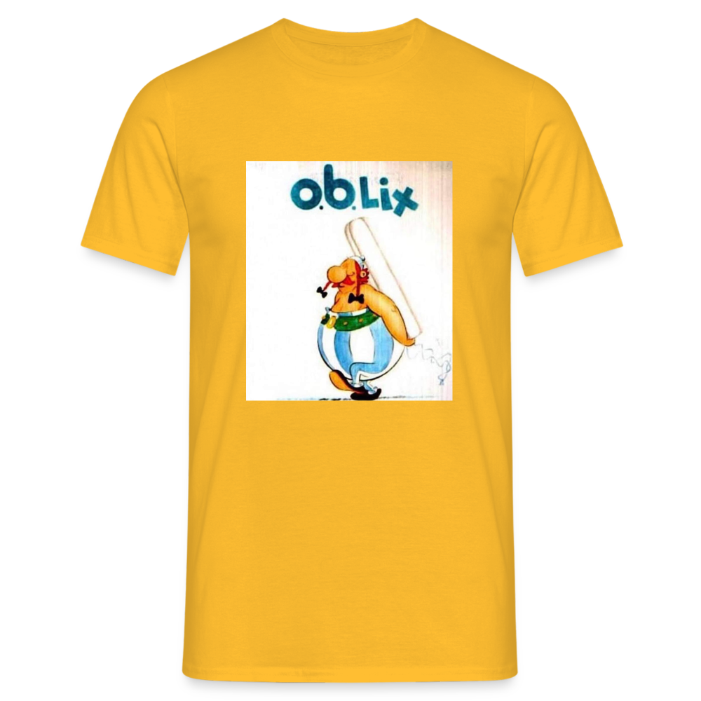Männer T-Shirt - Gelb