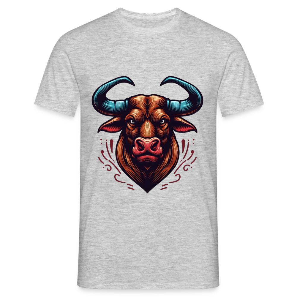 Männer T-Shirt - Grau meliert