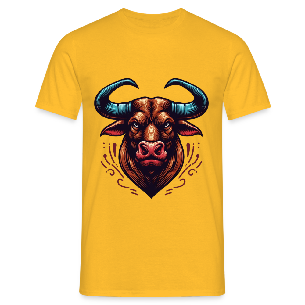 Männer T-Shirt - Gelb
