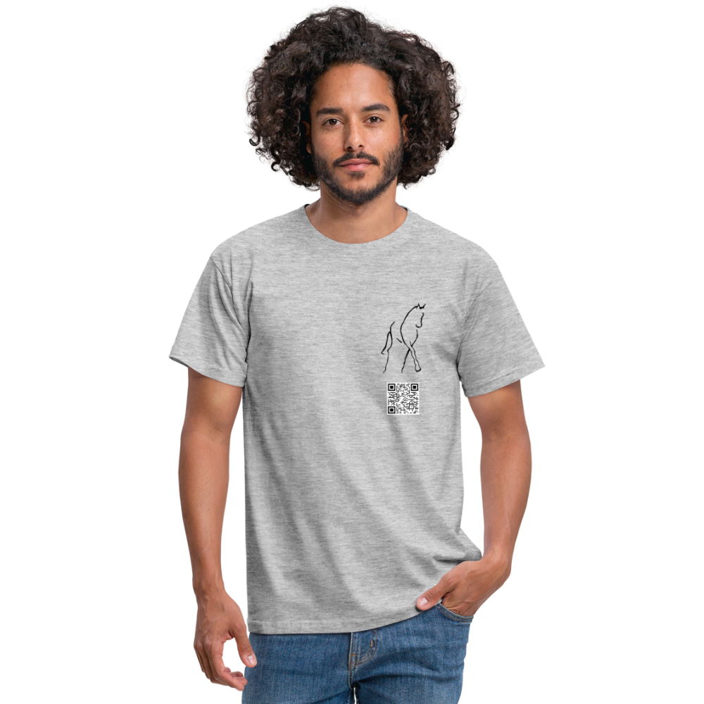 Männer T-Shirt - Grau meliert