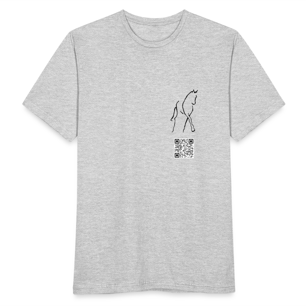 Männer T-Shirt - Grau meliert