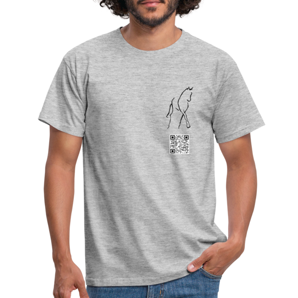 Männer T-Shirt - Grau meliert