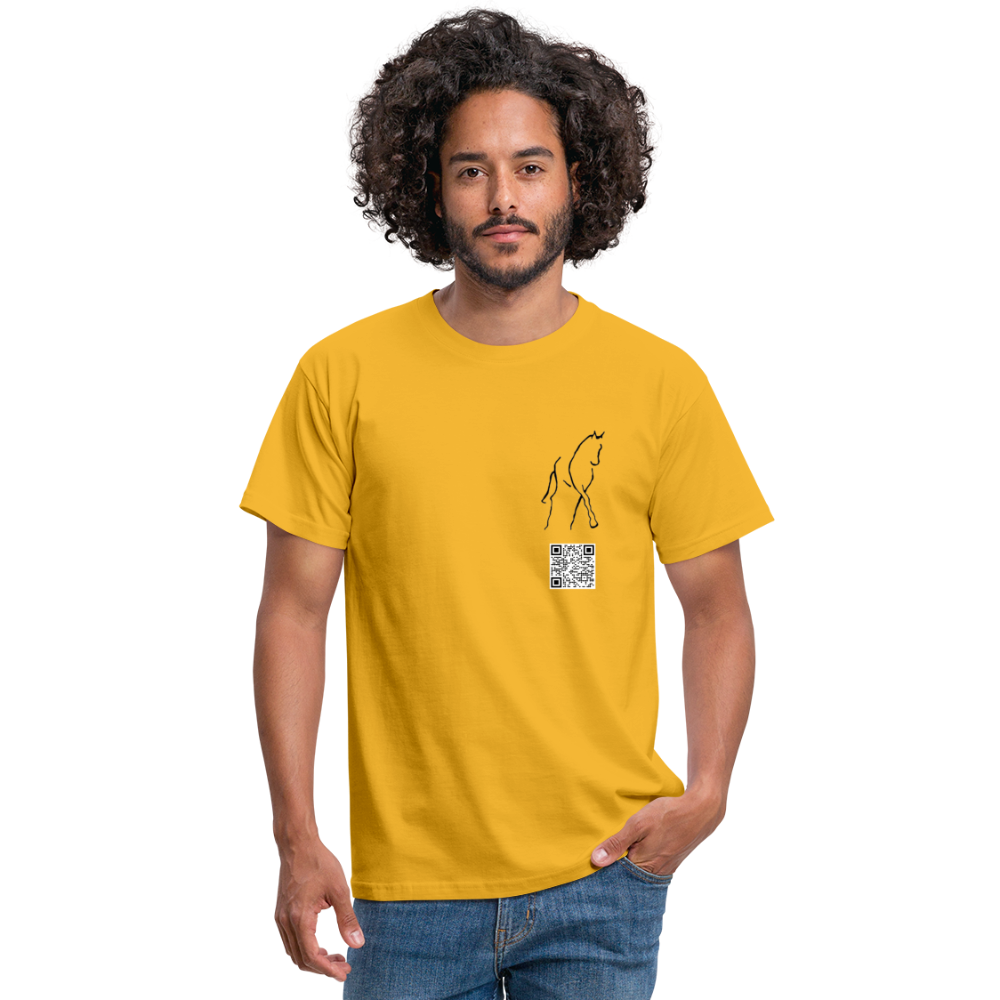 Männer T-Shirt - Gelb