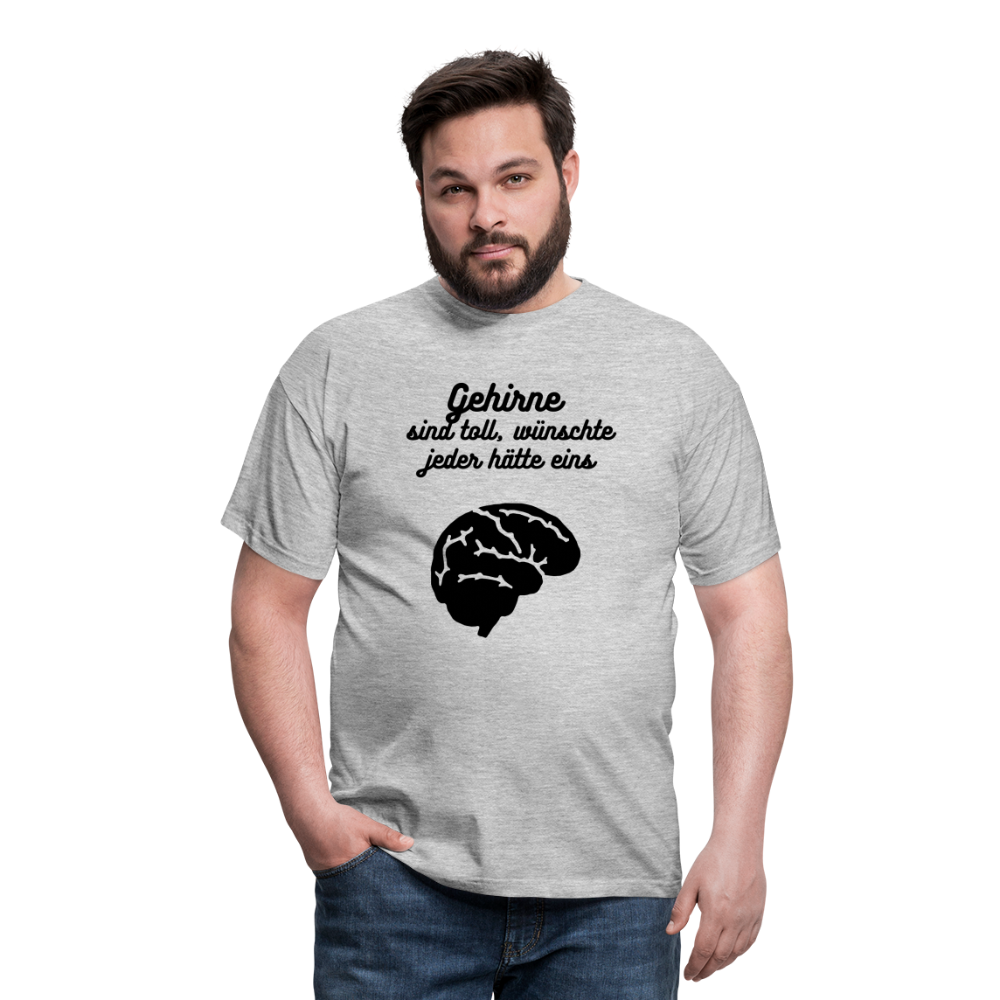Männer T-Shirt - Grau meliert