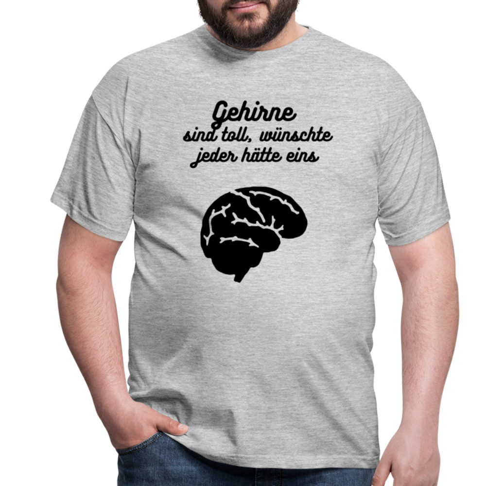 Männer T-Shirt - Grau meliert