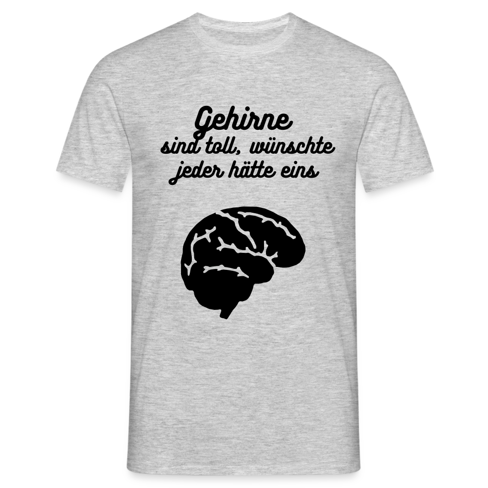 Männer T-Shirt - Grau meliert