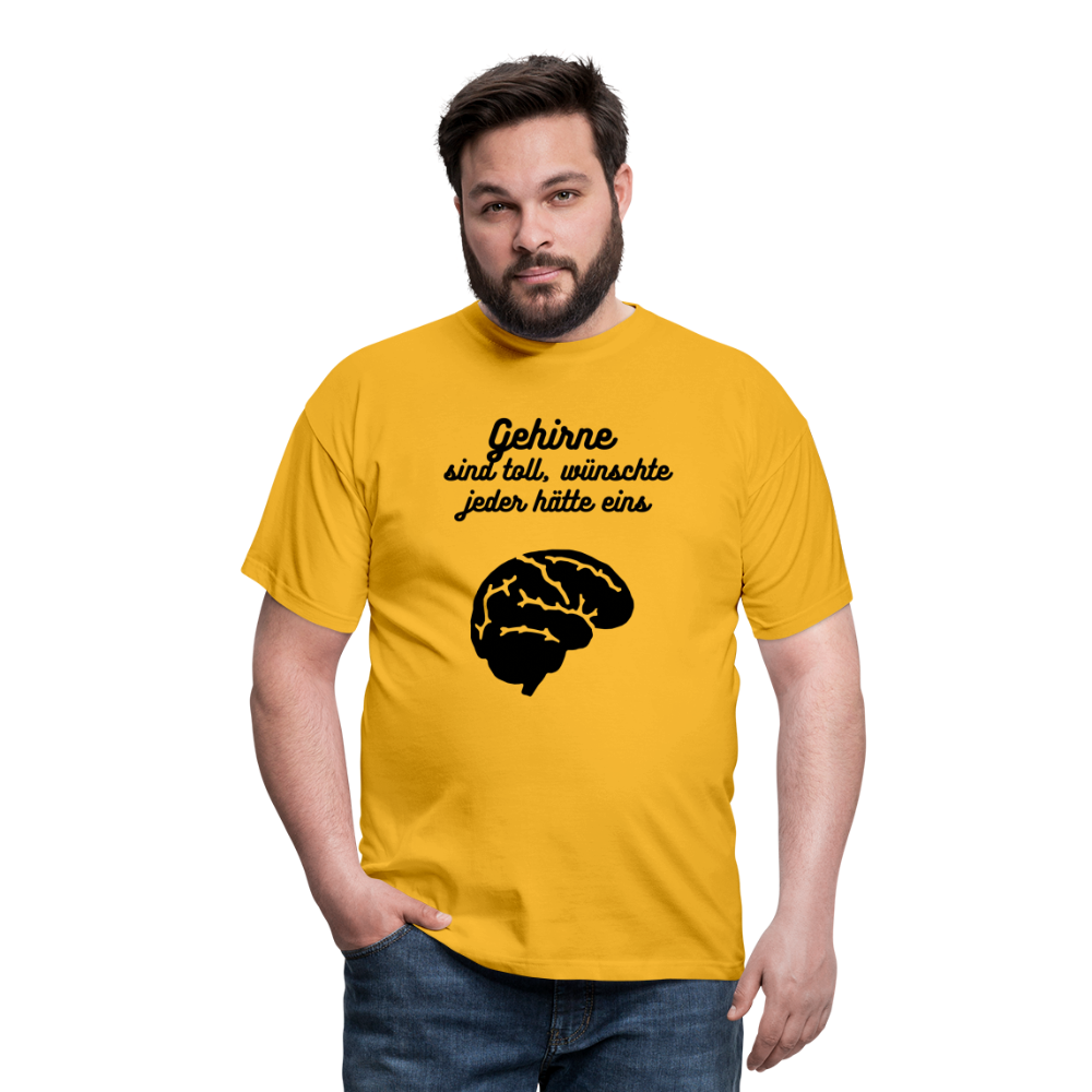 Männer T-Shirt - Gelb