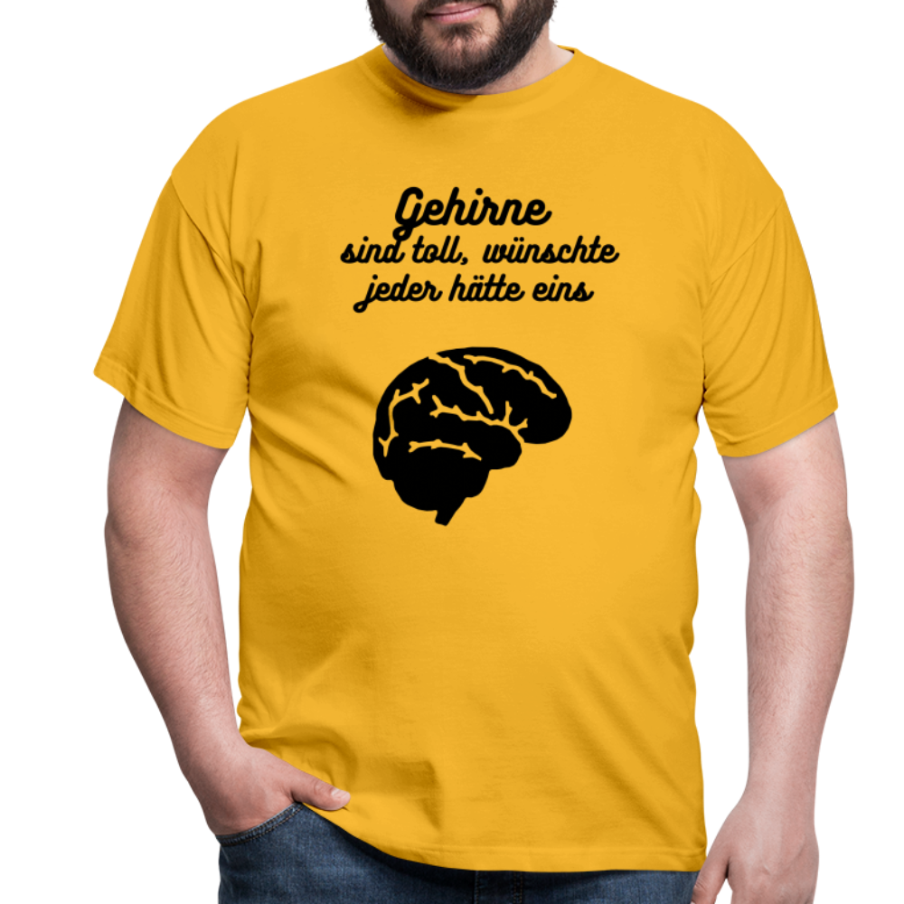 Männer T-Shirt - Gelb