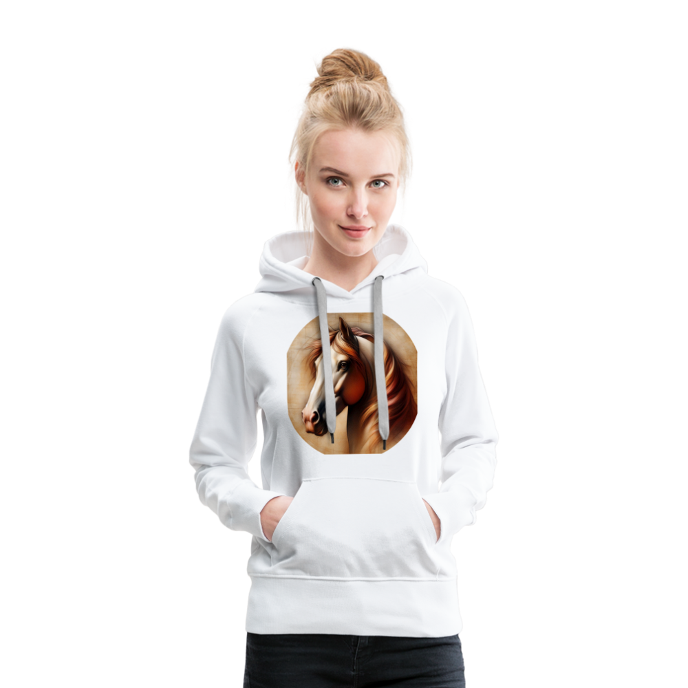 Frauen Premium Hoodie - weiß