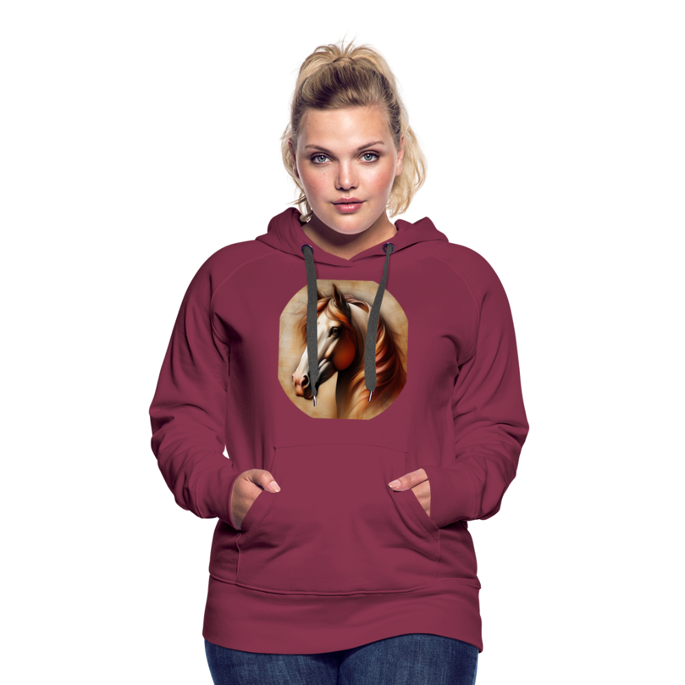 Frauen Premium Hoodie - Bordeaux