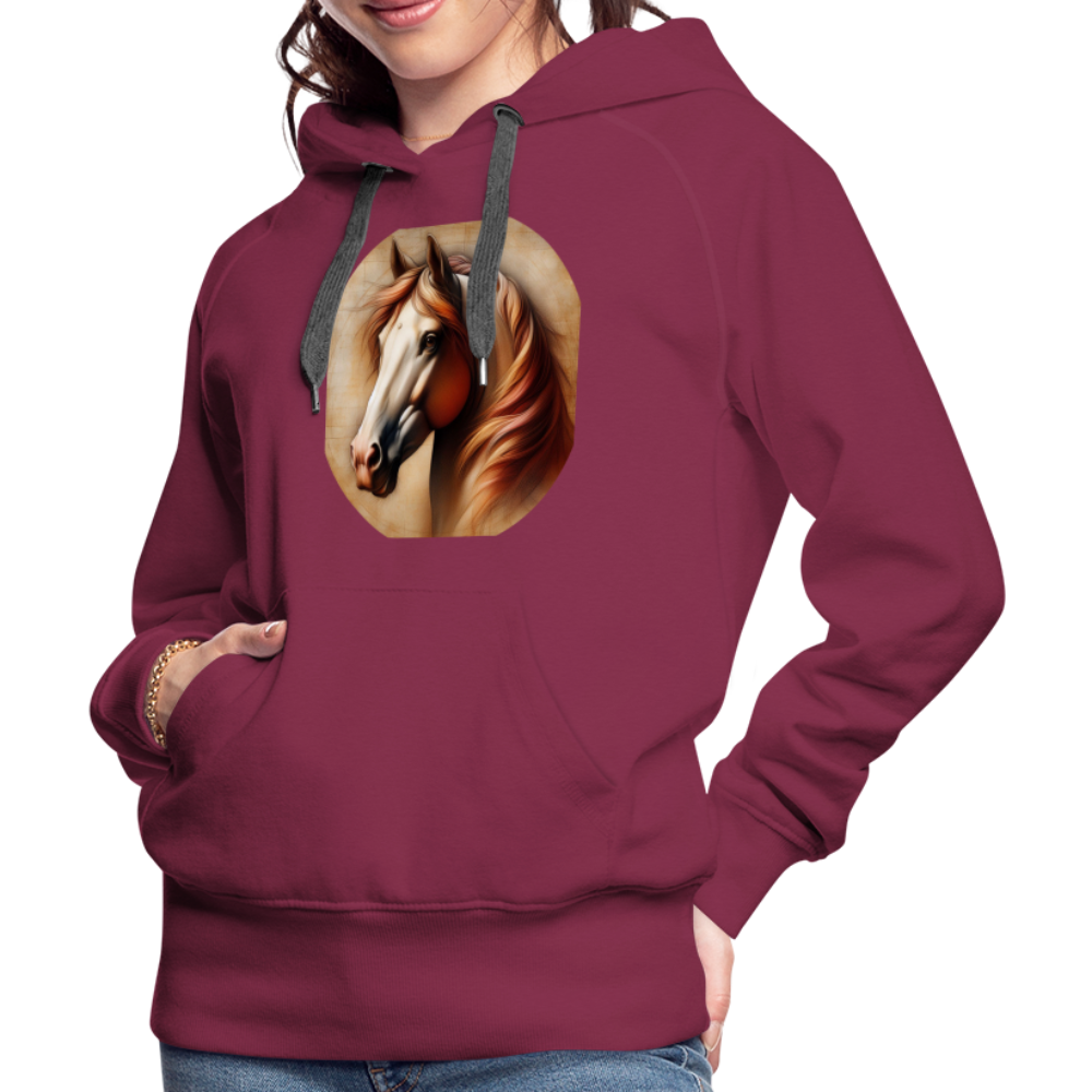 Frauen Premium Hoodie - Bordeaux