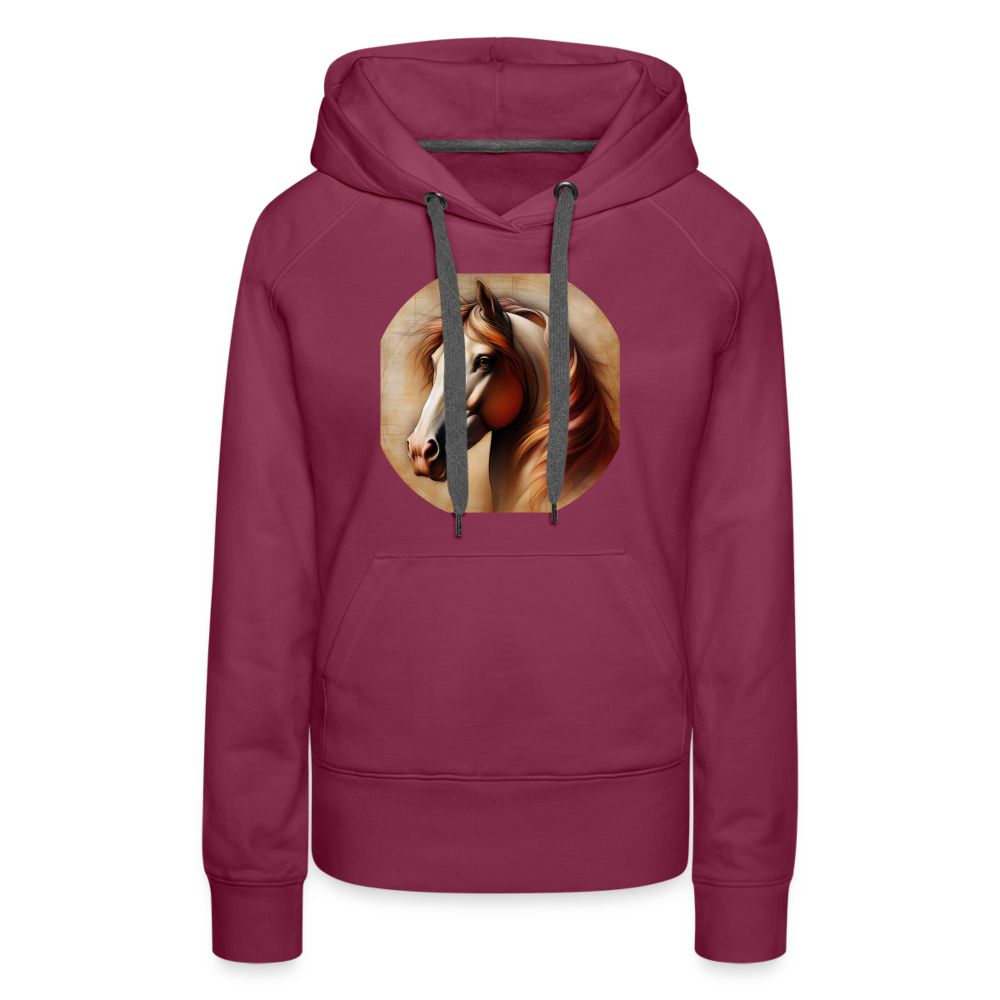 Frauen Premium Hoodie - Bordeaux