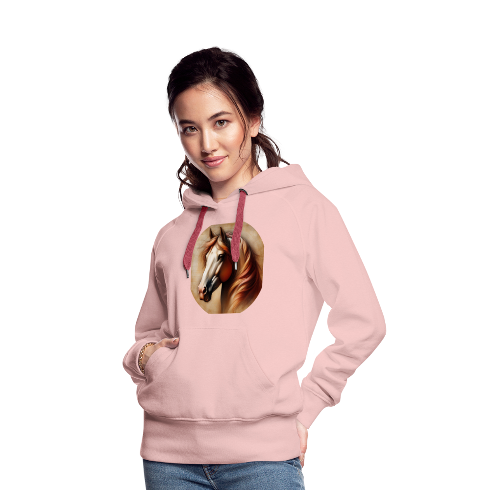 Frauen Premium Hoodie - Kristallrosa