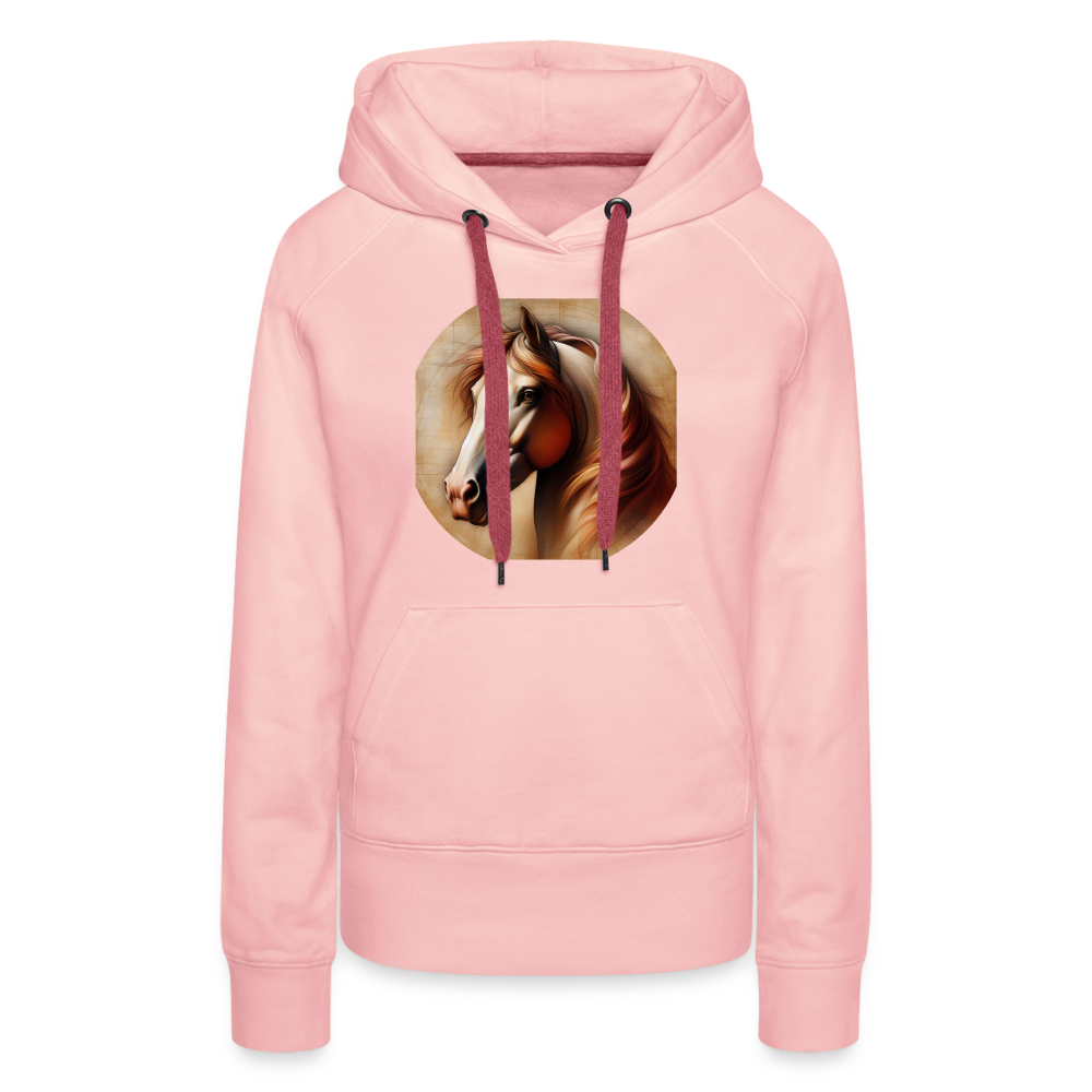 Frauen Premium Hoodie - Kristallrosa