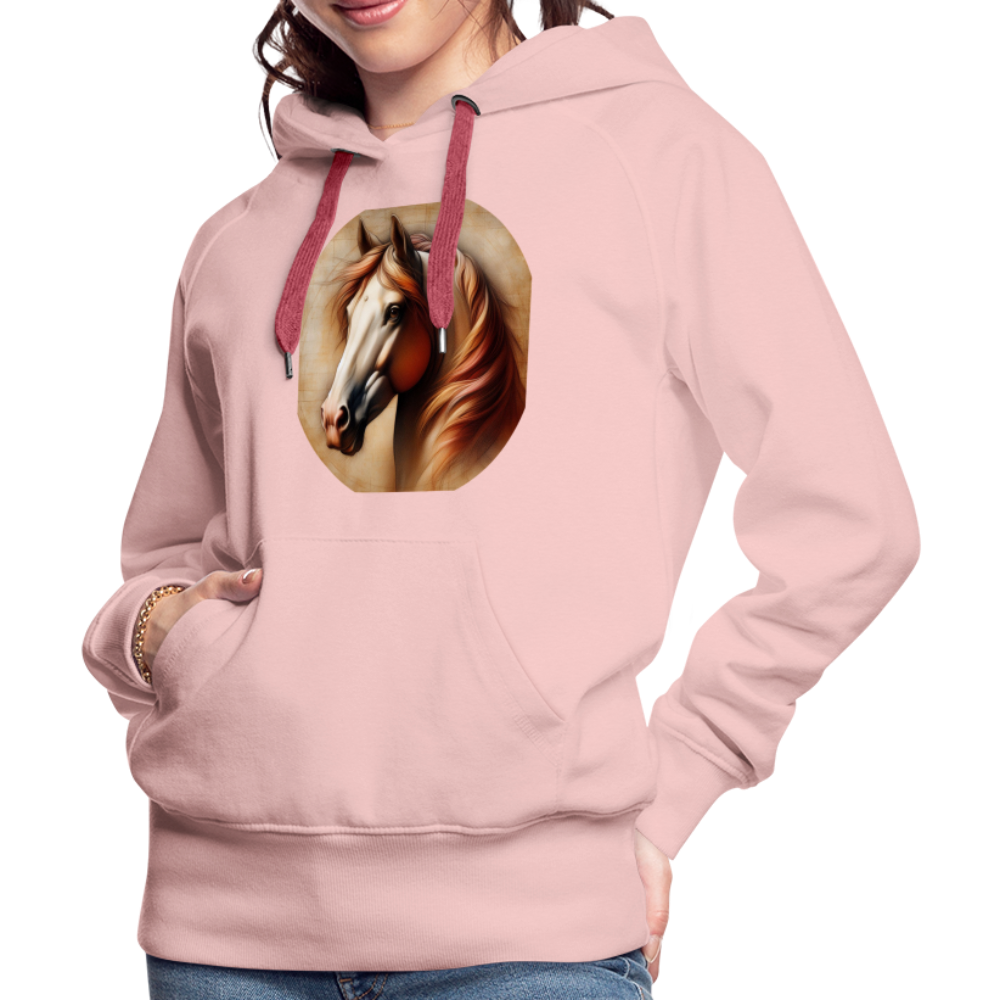 Frauen Premium Hoodie - Kristallrosa