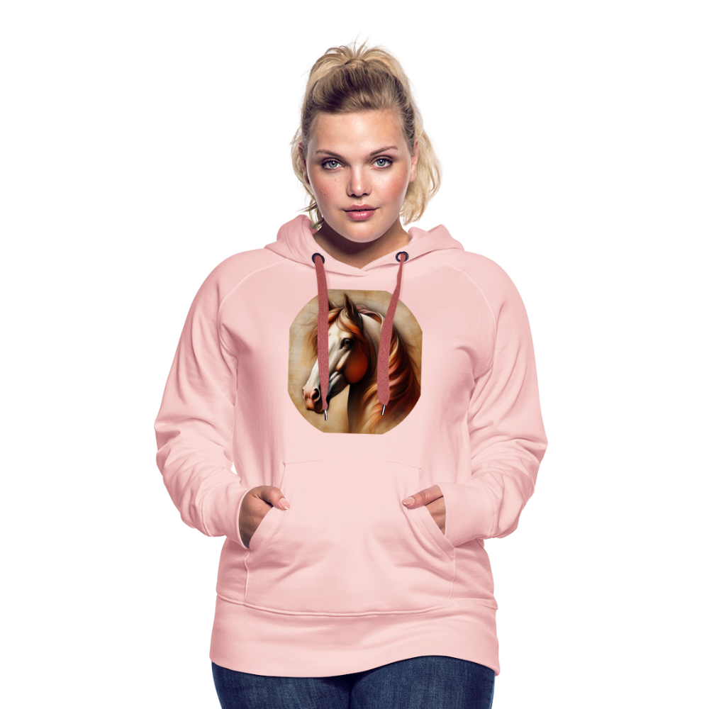 Frauen Premium Hoodie - Kristallrosa