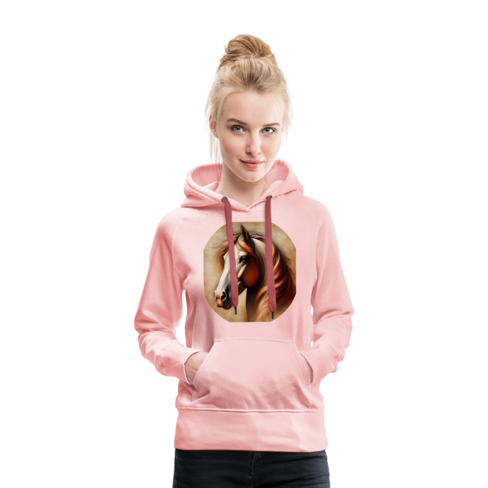 Frauen Premium Hoodie - Kristallrosa