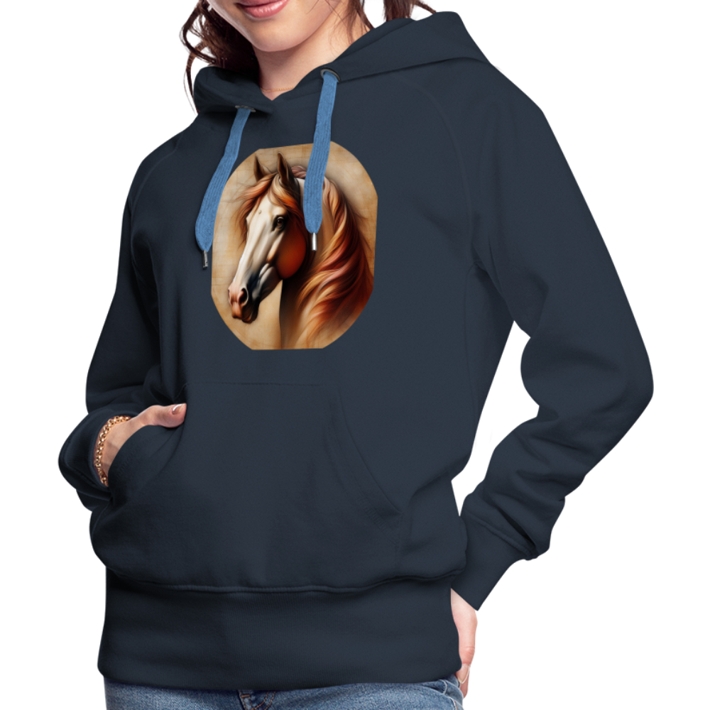 Frauen Premium Hoodie - Navy
