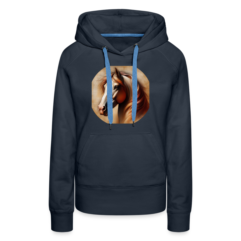 Frauen Premium Hoodie - Navy