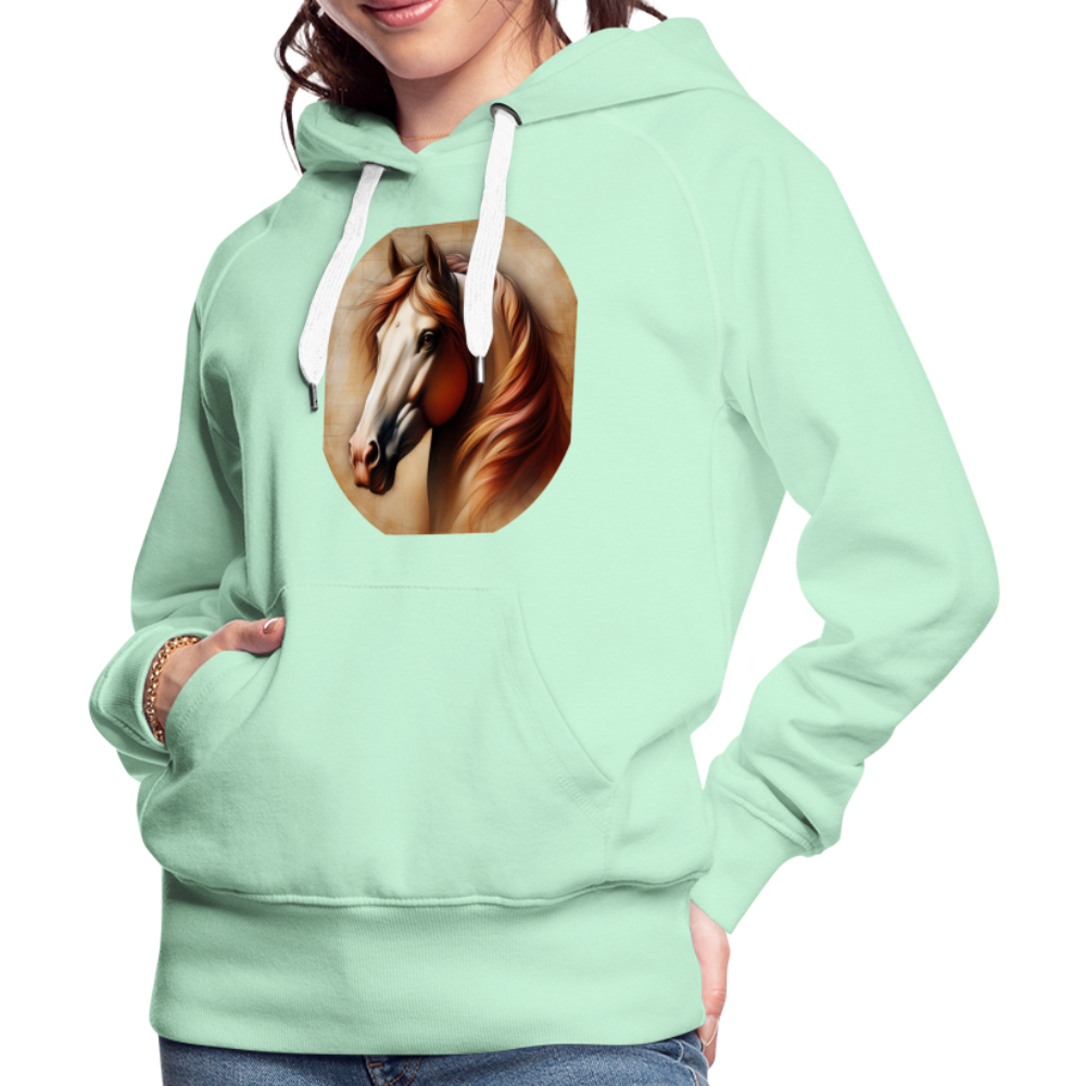 Frauen Premium Hoodie - helles Mintgrün