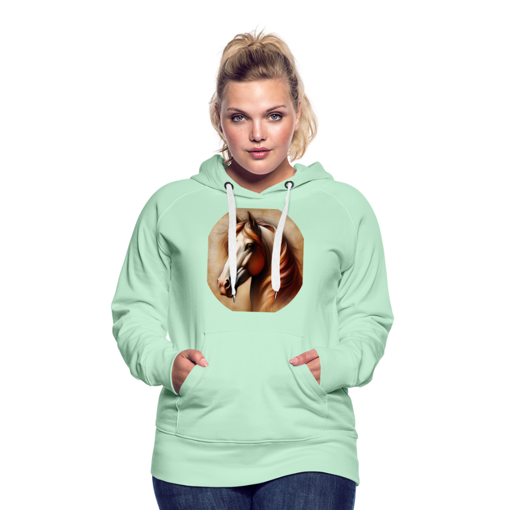 Frauen Premium Hoodie - helles Mintgrün