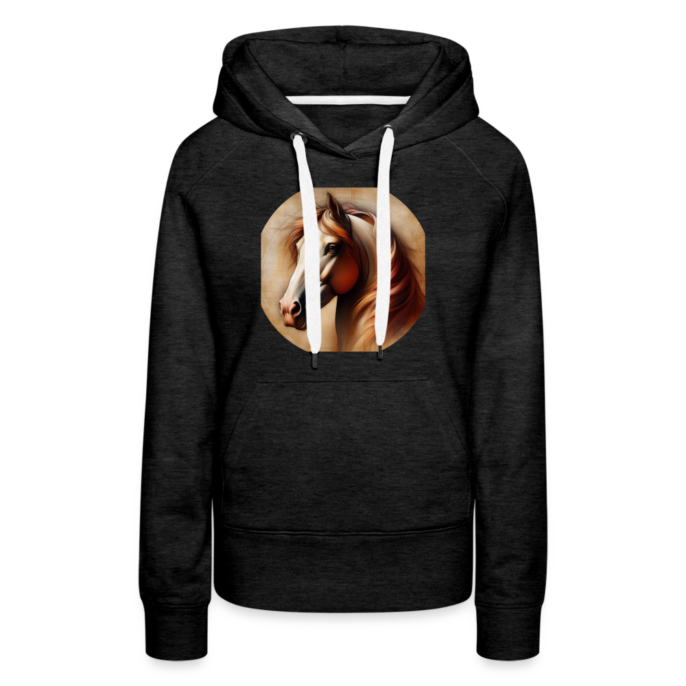 Frauen Premium Hoodie - Anthrazit