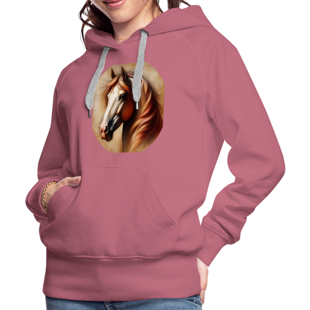 Frauen Premium Hoodie - Malve
