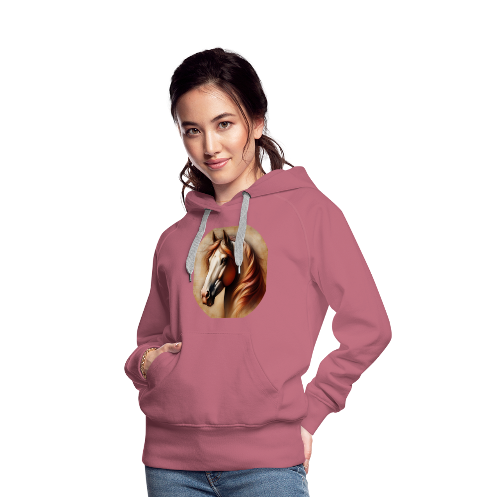 Frauen Premium Hoodie - Malve