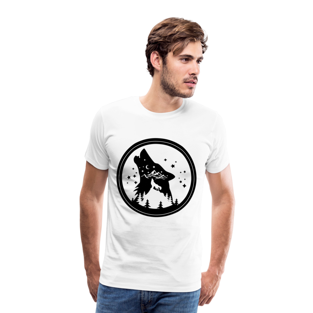 Männer Premium T-Shirt - weiß
