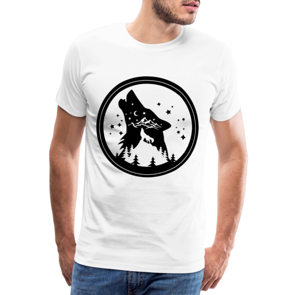 Männer Premium T-Shirt - weiß