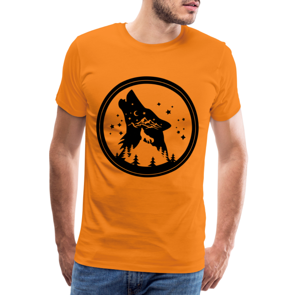 Männer Premium T-Shirt - Orange