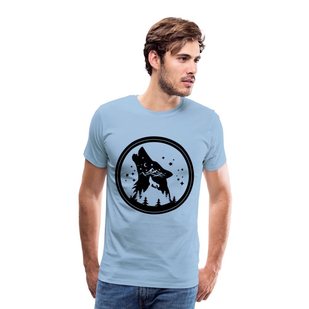 Männer Premium T-Shirt - Sky